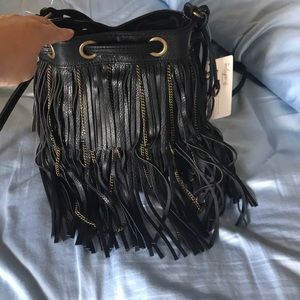 Carlos Santana Freya fringe crossbody bag